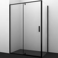 Душевой уголок WasserKRAFT Elbe 120x100 74P10 профиль черный матовый, стекло прозрачное