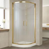 Душевой уголок Vegas Glass ZS 80 09 10 профиль золото, стекло, стекло сатин
