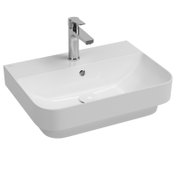 Раковина Isvea Sott'Aqua 10SQ50057SV накладная, 57.1x43.6 см, белый