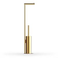 Decor Walther Bar SBK Стойка с ершиком и держателем т/б, золото блестящее 24 карата