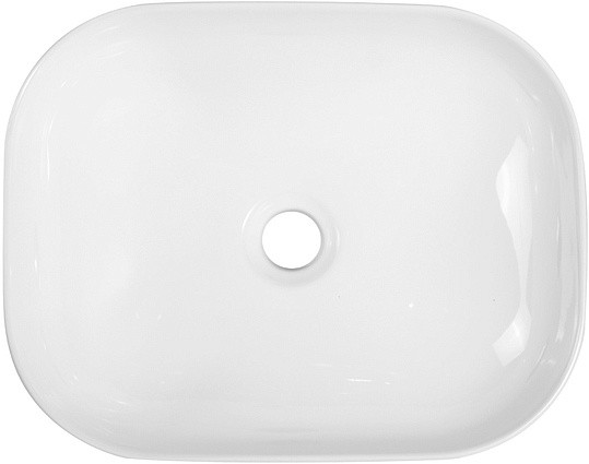 раковина aquanet lake-1 00211286 накладная, без перелива, 50x39.5 см, белая
