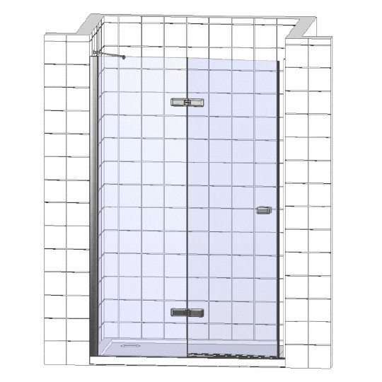 дверь для душевой кабины в нишу good door fantasy wtw-130-f-ch