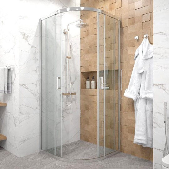 Душевой уголок Erlit Comfort ER10209D-61 90×90 стекло Прозрачное