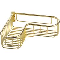 Полка корзина Migliore Complementi 22056 угловая цвет золото