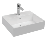 Раковина Isvea Purita 10PL50050SV накладная, 50x42 см, белый