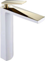 Смеситель для раковины Boheme Venturo 382-w Белый Золото