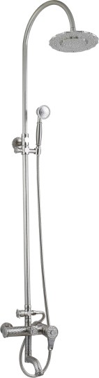 Душевая стойка ZorG Серия 400 A 402DS-SL