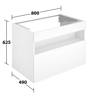 тумба под раковину keuco stageline 32862 180100 кашемир