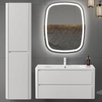 Шкаф пенал Cezares Relax 40 RELAX-1500-2A-SO-GM подвесной Оружейная сталь
