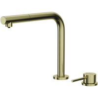 Смеситель для кухни с подключением к фильтру Omoikiri Nara 2 Plus-S 4994487, светлое золото