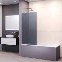 Шторка на ванну RGW Screens SC-151 90х150 351115109-31 профиль хром, стекло тонированное