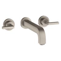 Смеситель Axor Citterio для раковины 222, встраиваемый, излив: 22.2см., ручка: рычаг, цвет: сталь