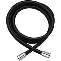 Душевой шланг Paffoni ZFLO071CL 150 см, черный матовый/хром