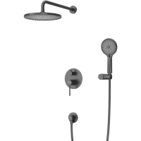 Душевая система Cezares Relax RELAX-DSET-NOP Черная матовая