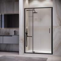 Душевая дверь RGW Leipzig LE-103-B 120 711210312-14 профиль черный, стекло прозрачное