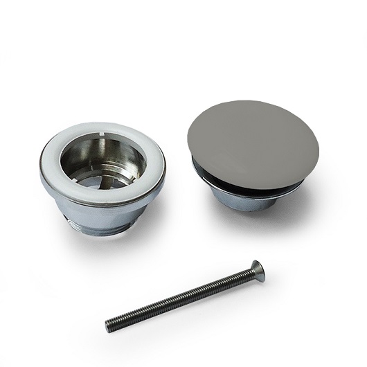 донный клапан artceram saniglaze aca038 15 00 для раковины, универсальный, покрытие керамика, grigio oliva