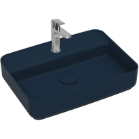 Раковина Isvea Infinity 10NF66055SV-2Z накладная, 55x40 см, синий матовый