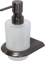Дозатор для мыла Cezares Liner LINER-SOIS-V-GM 200 мл, настенный, оружейная сталь
