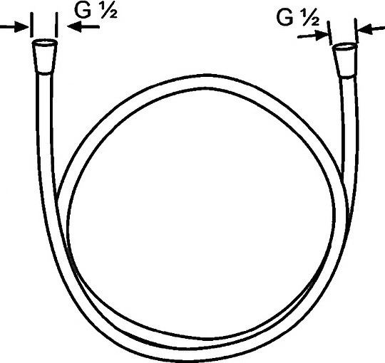 душевой шланг kludi sirenaflex 6100605-00