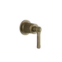 Смеситель для душа Gessi Venti20 65109#713, встраиваемый, цвет: Antique Brass