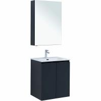 Комплект мебели для ванной Aquanet Алвита New 60 274223 подвесной Антрацит Комплект мебели для ванной Aquanet Алвита New 60 274223 подвесной Антрацит