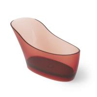 Ванна Dea Design Elegant DD8613 1690 R5 отдельностоящая, Glasstech, прозрачная смола, 169x75x88см., pomegranate