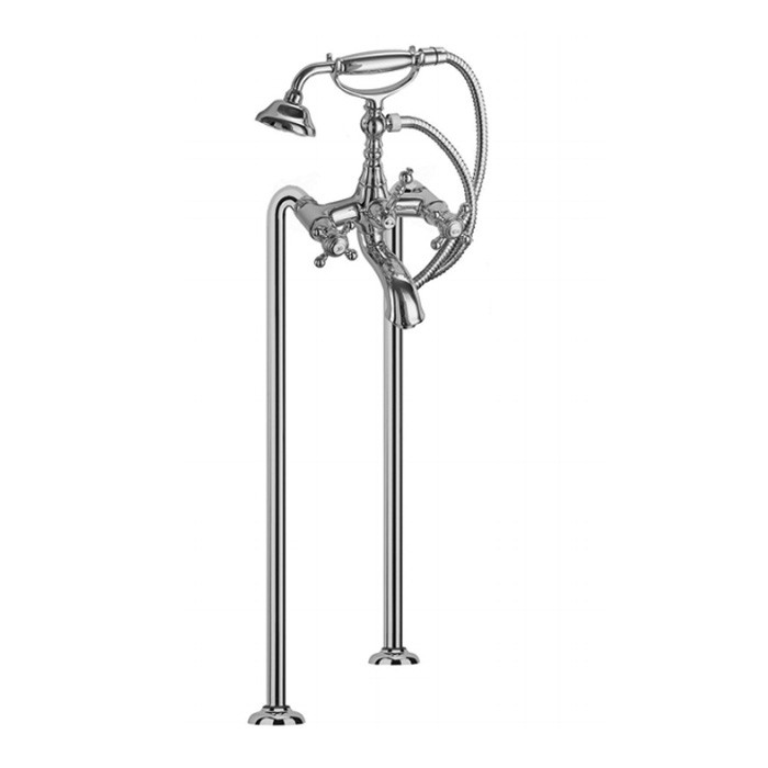 Смеситель для ванны Fima Carlo Frattini Elizabeth F5084/4CR напольный