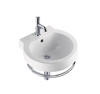 zerolight полотенцедержатель для раковины 50, хром