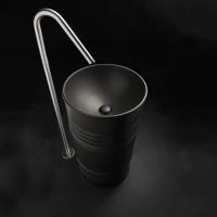 Kerasan Kerasan Artwork Barrel Раковина 45х90 см, без отв., напольная, слив в пол, в комплекте сифон, цвет: Borgogna matt