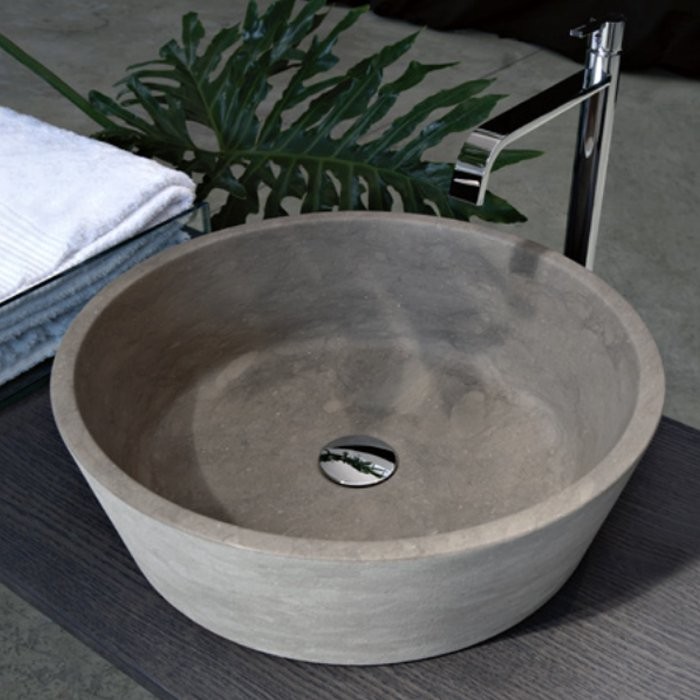 Раковина накладная Antonio Lupi Pila 50 см PILA11 Pietra Vesuvio_cr камень Vesuvio