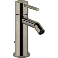 Смеситель Gessi Via Tortona 18607#149 для биде, с донным клапаном, никель матовый