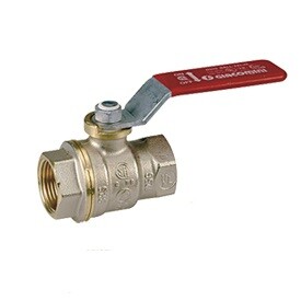 Кран шаровой, R910, DADO, 2 1/2", ВВ, ручка-рычаг красный, никелированный Кран шаровой, R910, DADO, 2 1/2", ВВ, ручка-рычаг красный, никелированный