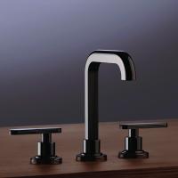 Смеситель для раковины Fima Carlo Frattini Park Lane F1301CN, излив 15см., донный клапан click-clack, цвет: черный хром