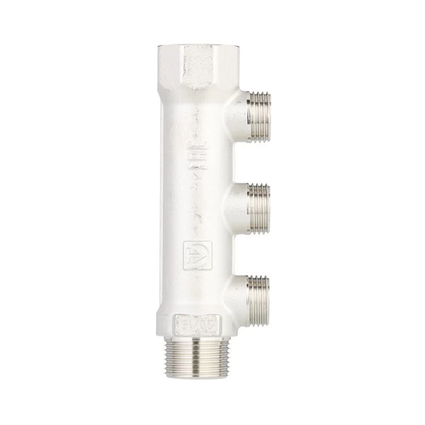 коллектор valtec 3/4 вр(г) х 3 выхода 1/2 нр(ш) х 3/4 нр(ш) (vtc.500.n.0503)