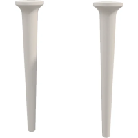Комплект ножек для тумбы и пенала Cezares Idra 40443 43 см, Bianco Opaco