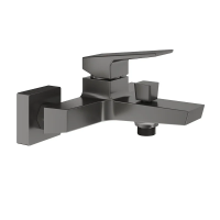Смеситель для ванны с душем Aqueduto Claro CLA0645 оружейная сталь
