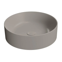 Раковина GSI Kube X 9427PVC05 накладная, Ø45 см, Tortora opaco (Коричневый матовый)