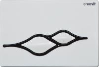 Кнопка для инсталляции Creavit Ufo GP1001.02 бело-черная Кнопка для инсталляции Creavit Ufo GP1001.02 бело-черная