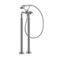 Смеситель для ванны напольный Gessi Venti20 65128#031, цвет: хром