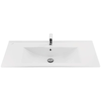 Раковина полувстраиваемая Creavit Su 100 SU100-00CB00E-0000, белая