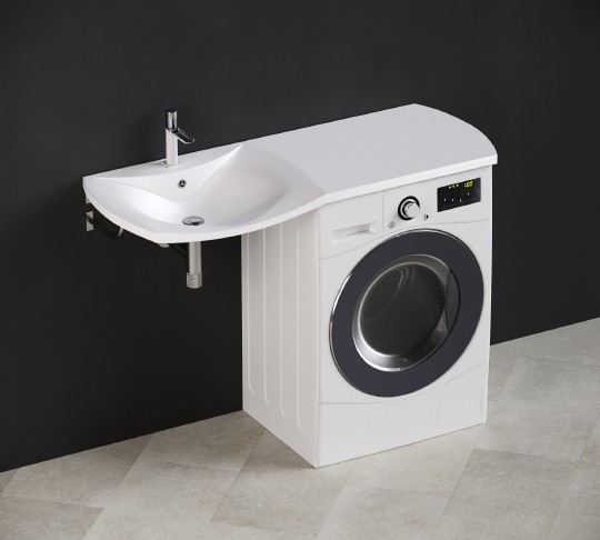 раковина над стиральной машиной цвет и стиль лагуна нф-00007425 132 l