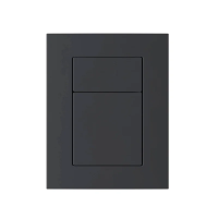 Кнопка смыва для инсталляции Wonzon & Woghand WW-IB256-MB для унитаза, пластик, цвет матовый черный