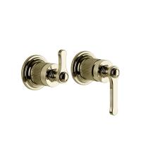 Смеситель встраиваемый для ванны Gessi Venti20 65038#710, цвет: Brass PVD