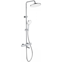 Душевая система Wonzon & Woghand WW-B3069-CR 255 мм, с термостатом, хром