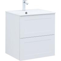 Тумба с раковиной Aquanet Терра 60 323178 подвесная Белая матовая
