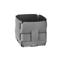 Корзинка ADJ Mini Bottega 1013.03/01 для мелочей, 12x12xH13 см, серый/черный