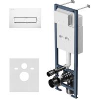 Инсталляция AM.PM ErgoFit I012711.0301 для унитаза с Белой глянцевой клавишей смыва