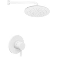 Душевой комплект Paffoni Light KITLIG011BO 22.5 см, белый матовый