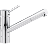 Смеситель для кухни Славен Город Серия-Д СЛ-ОД-Д23 с выдвижным изливом, хром