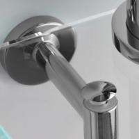 Держатель для стеклянной полки Bertocci Cinquecento 110 0540 0000 1шт., цвет: хром